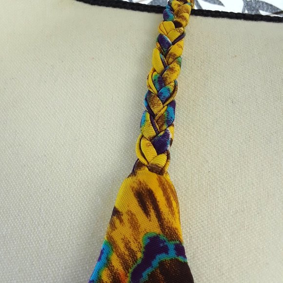 Forever 21 Tie Dye Braided Strap Open Back Top - Picture 10 of 11